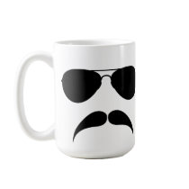 Mustache Aviator Mug