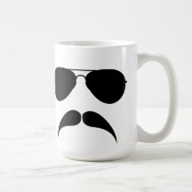 Mustache Aviator Mug
