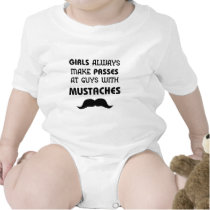 Mustache Baby Clothes t-shirts