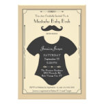 Mustache Bash Baby Shower Invitation