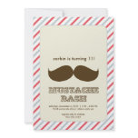 mustache bash invitation