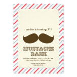 mustache bash invitation
