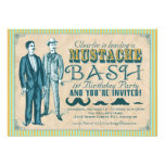 Mustache Bash Party Invitation
