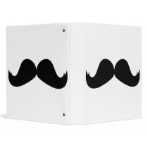 Mustache Vinyl Binders