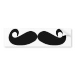 Mustache Bumpersticker Bumper Stickers