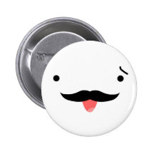 Mustache Buttons