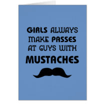 Mustache Cards