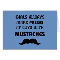 Mustache cards