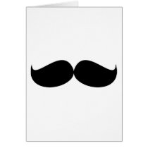 Mustache Greeting Cards