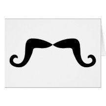 Mustache Cards