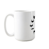 Mustache Clockface Mug