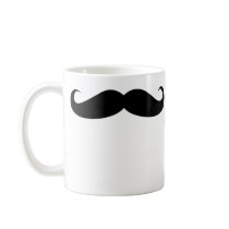 Mustache Coffee Beverage Mug