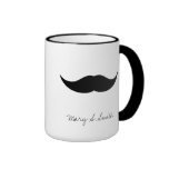 Mustache Custom Name Coffee Mug
