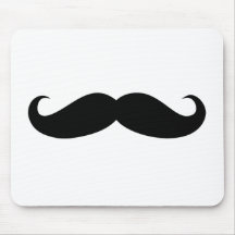 Mustache Disguise Funny Mouse Pad