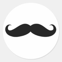 Mustache Disguise Funny Stickers