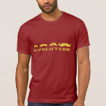 Mustache Evolution t-shirts