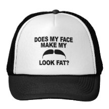 Mustache Fat Mesh Hat