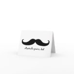 Mustache Father's Day or Birthday Card