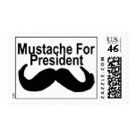 Mustache For President Postage