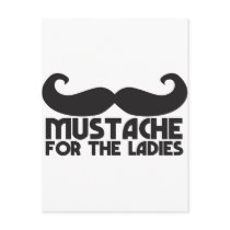 Mustache for the ladies post cards