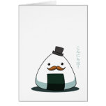Mustache-giri Greeting Card