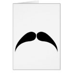 Mustache Greeting Card