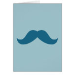 Mustache Greeting Card