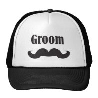 Mustache Groom Hat