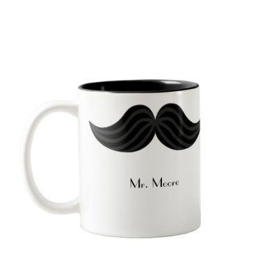 Mustache Groom's Mug