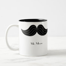 Mustache Groom's Mug