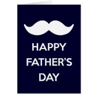 Mustache - Happy Father's Day Card