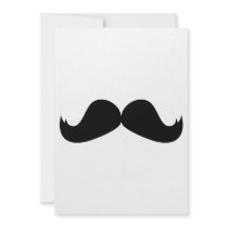Mustache Personalized Invite