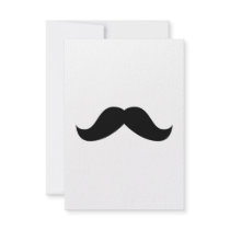 Mustache Invitation