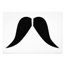 Mustache Invitation
