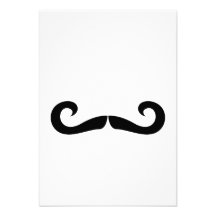 Mustache Invitation