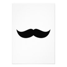Mustache Invitation