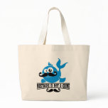 mustache is not a crime bags