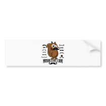mustache is not a crime bumper stickers