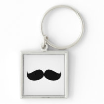Mustache Keychain