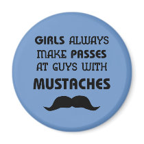 Mustache magnets by toxiferous Mustache magnets