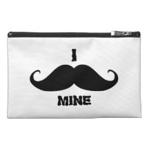 Mustache Mine Travel Accessories Bag