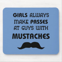 Mustache Mouse Pads