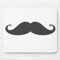 Mustache Mouse Pad