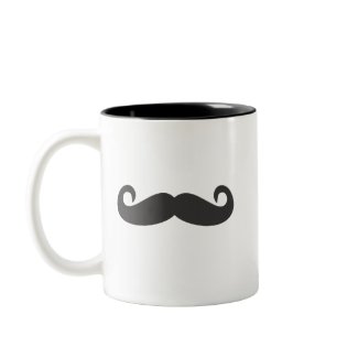 Mustache mug