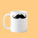 Mustache mugs