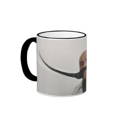 mustache mug. by Tehsnakerer