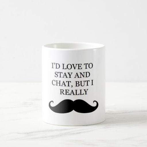 Mustache Mug