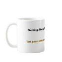 mustache mug, Let your virtues speak for themse...