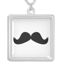 Mustache Necklace