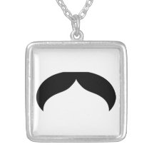 Mustache Necklace